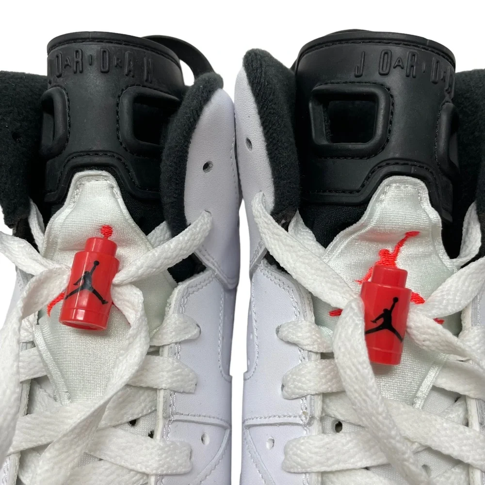 NIB Nike Air Jordan 6 Retro OG 7Y White Infrared Black 7‎